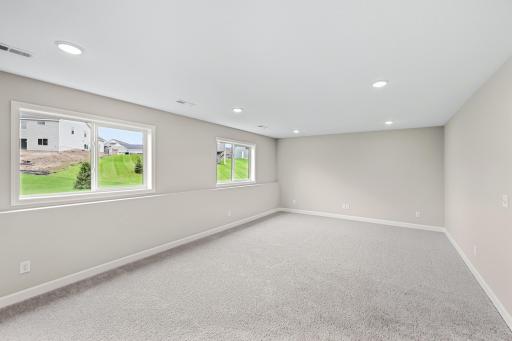 Finished Lookout Lower Level - The Crestview at 810 Walnut Ct in Oakview Ridge!