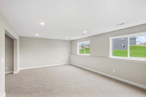 Finished Lookout Lower Level - The Crestview at 810 Walnut Ct in Oakview Ridge!