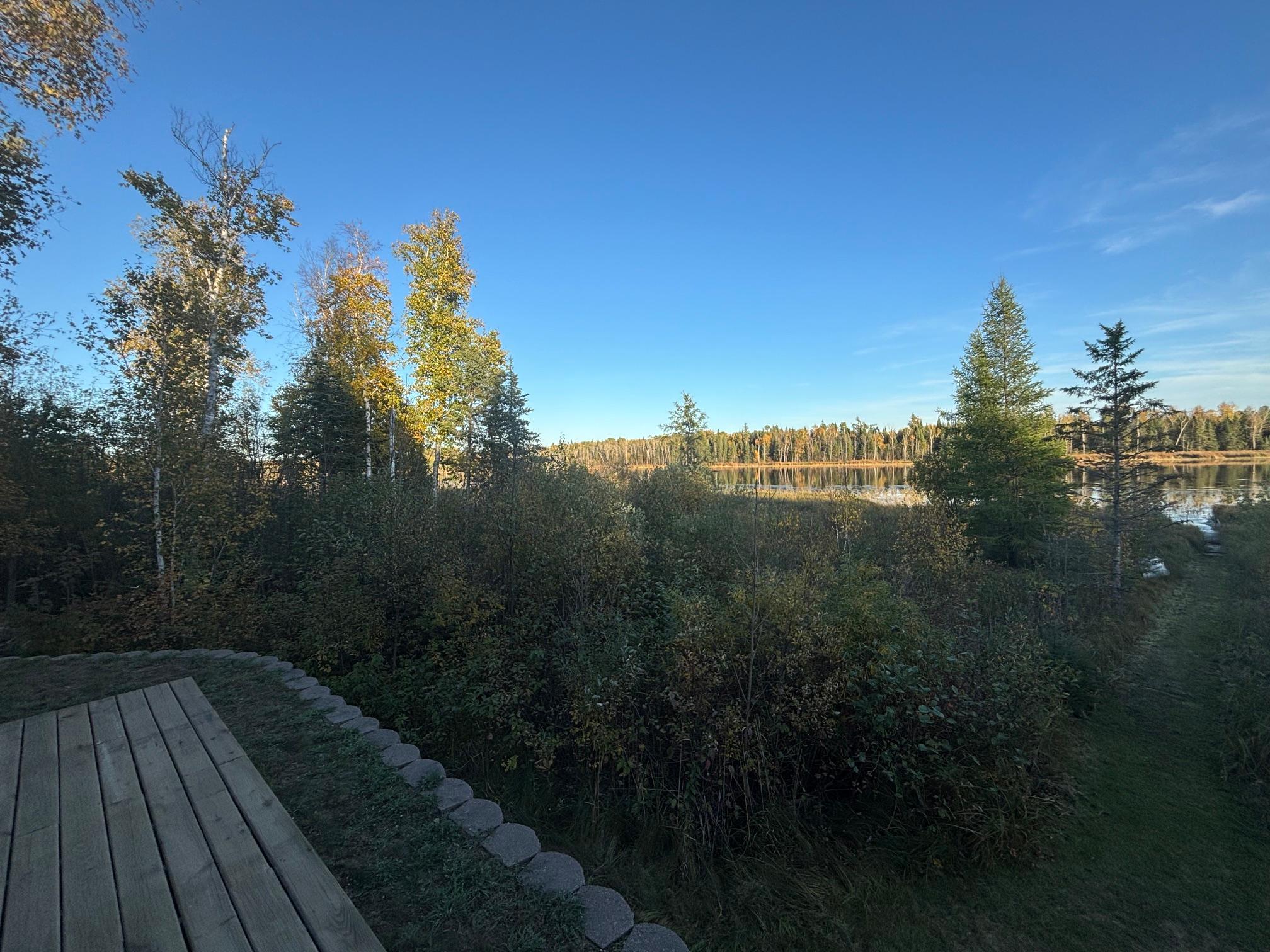 Lake view from deck