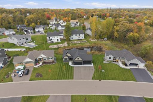 rime location in Hillside Estates on a desirable dead-end/cul-de-sac lot with beautiful pond views!