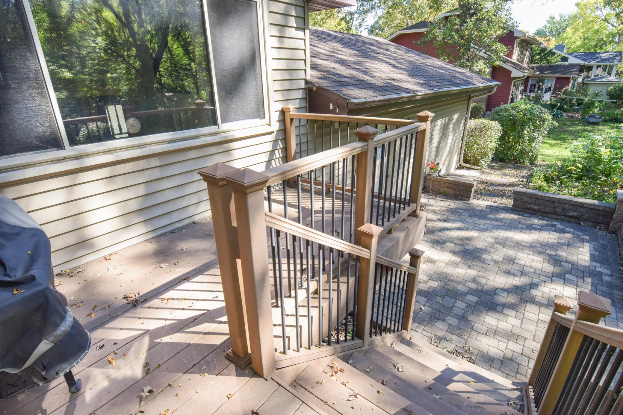 Maintenance Free Grilling Deck and Custom Paver Patio