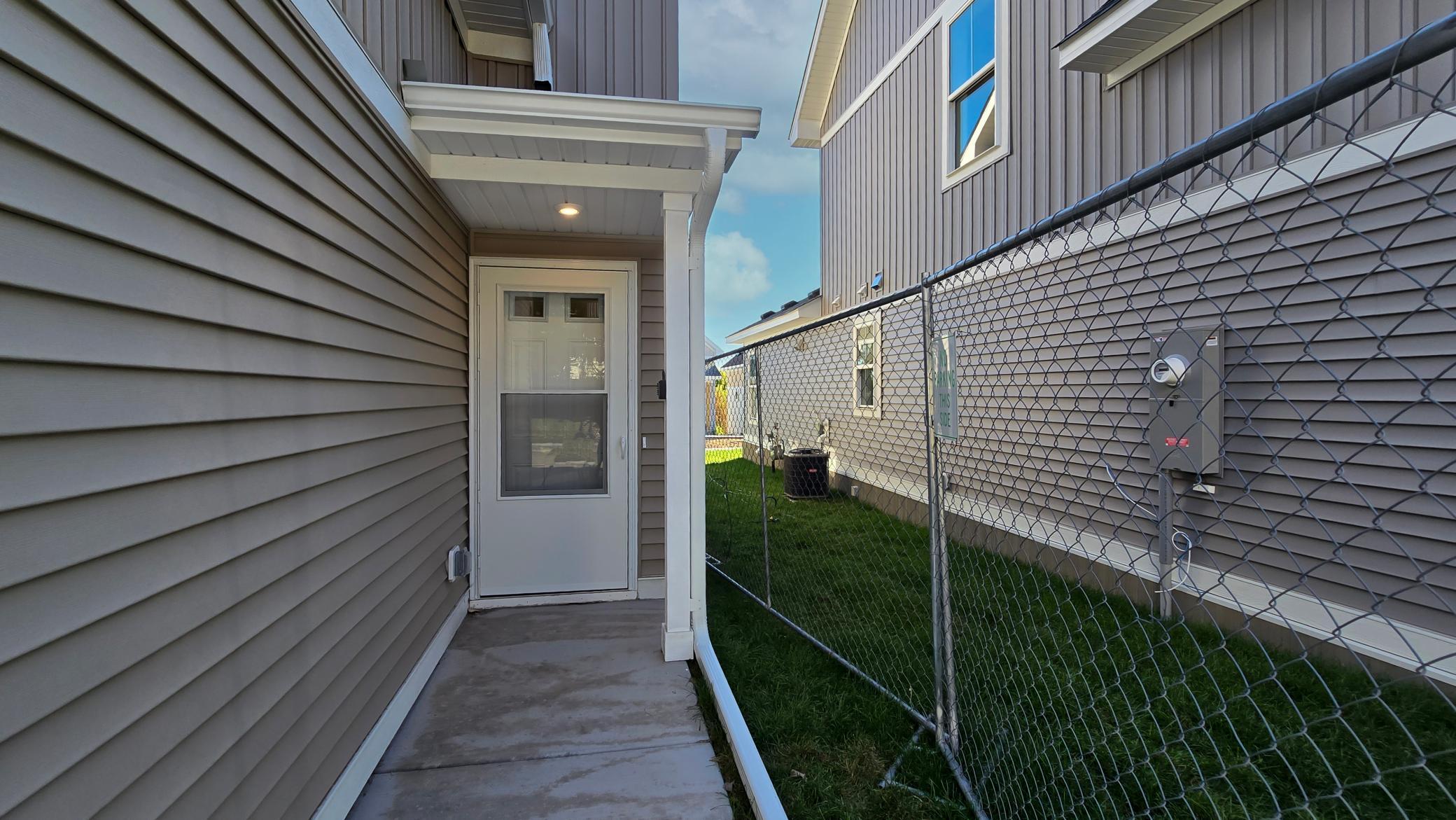 rear entrance