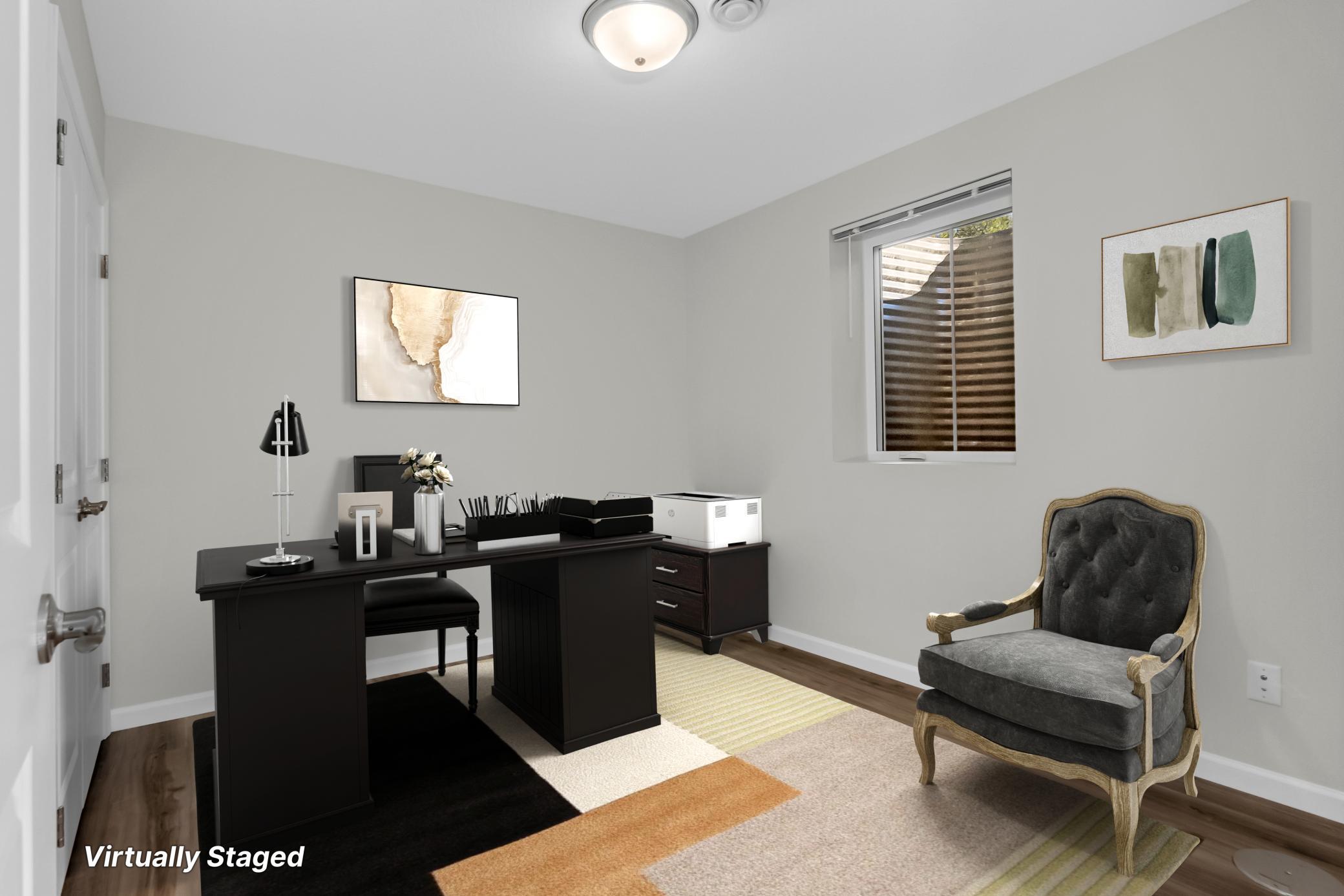 virtually staged lower level BR