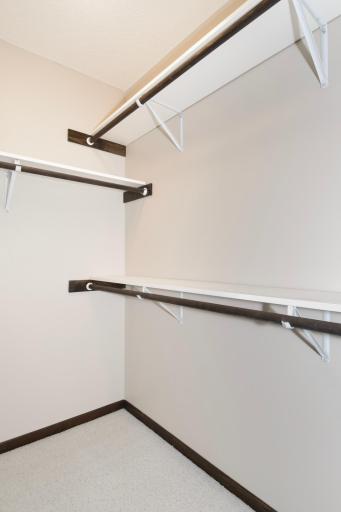 Primary Closet Offers Storage Galore-Picture Cannot Capture Entire Space!