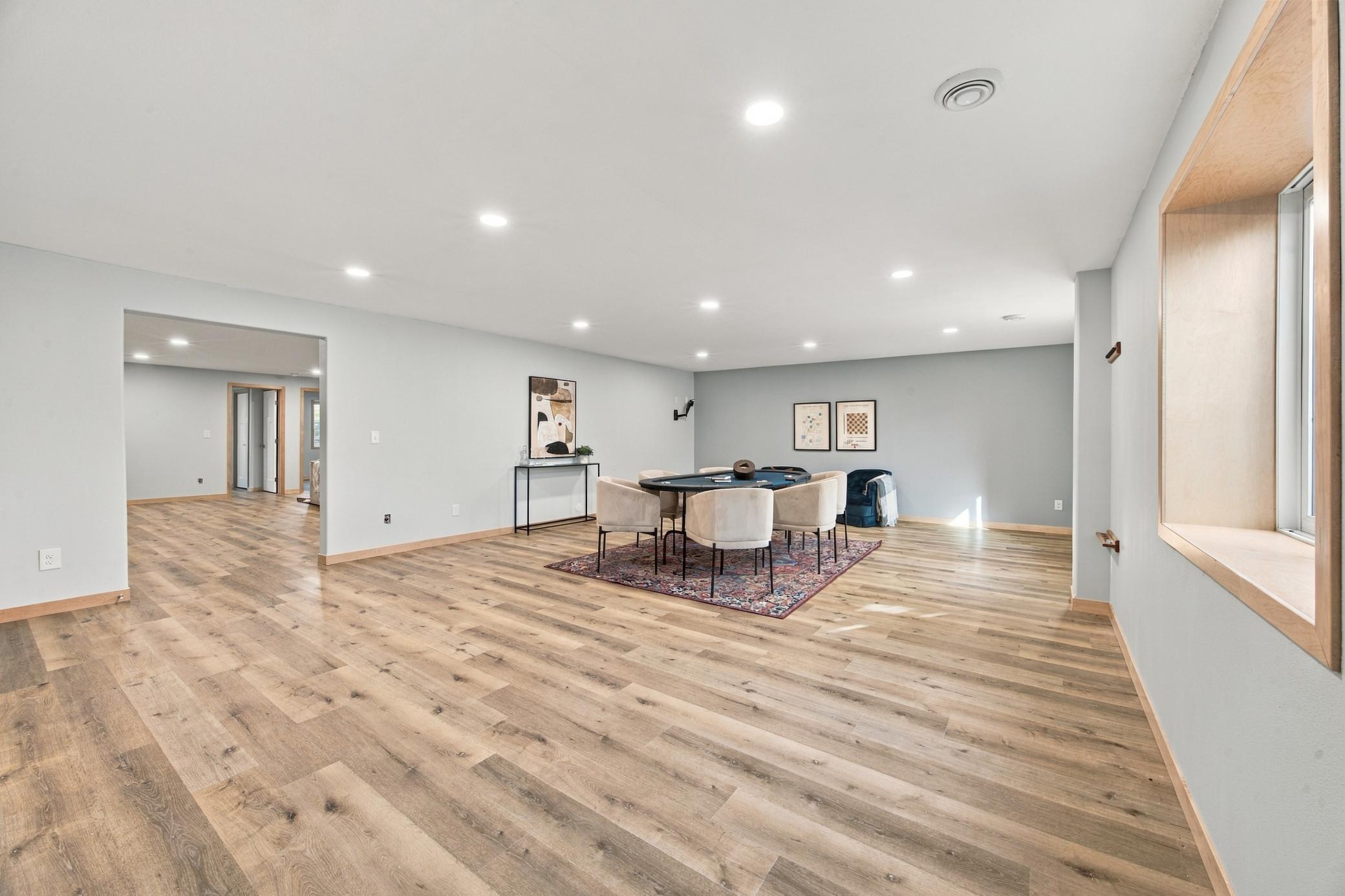 Massive Basement - perfect for games, playroom, ultimate gym, family room, indoor hockey arena...