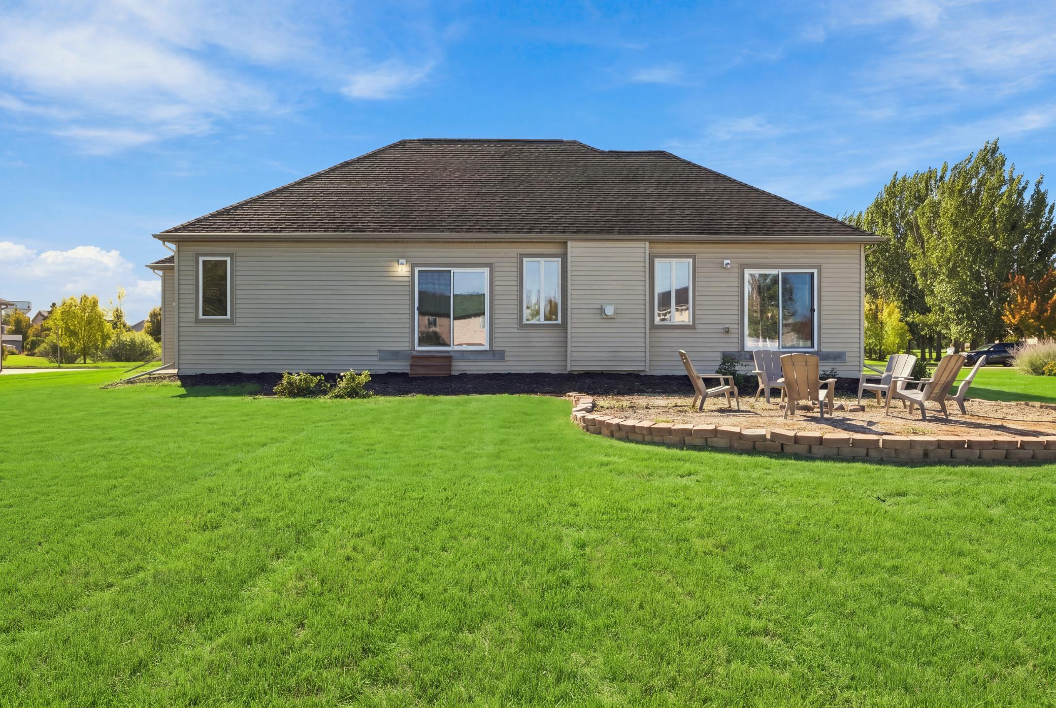 Dream up your perfect outdoor space with extra large deck and so much more with .5 acre!