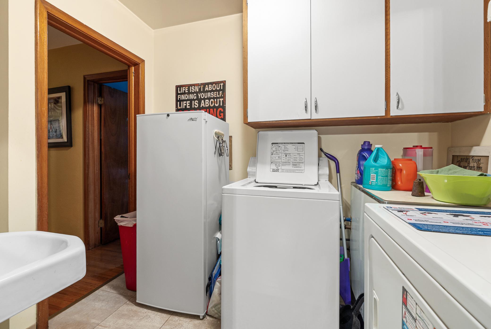 Main Floor Laundry & 1/2 Bath