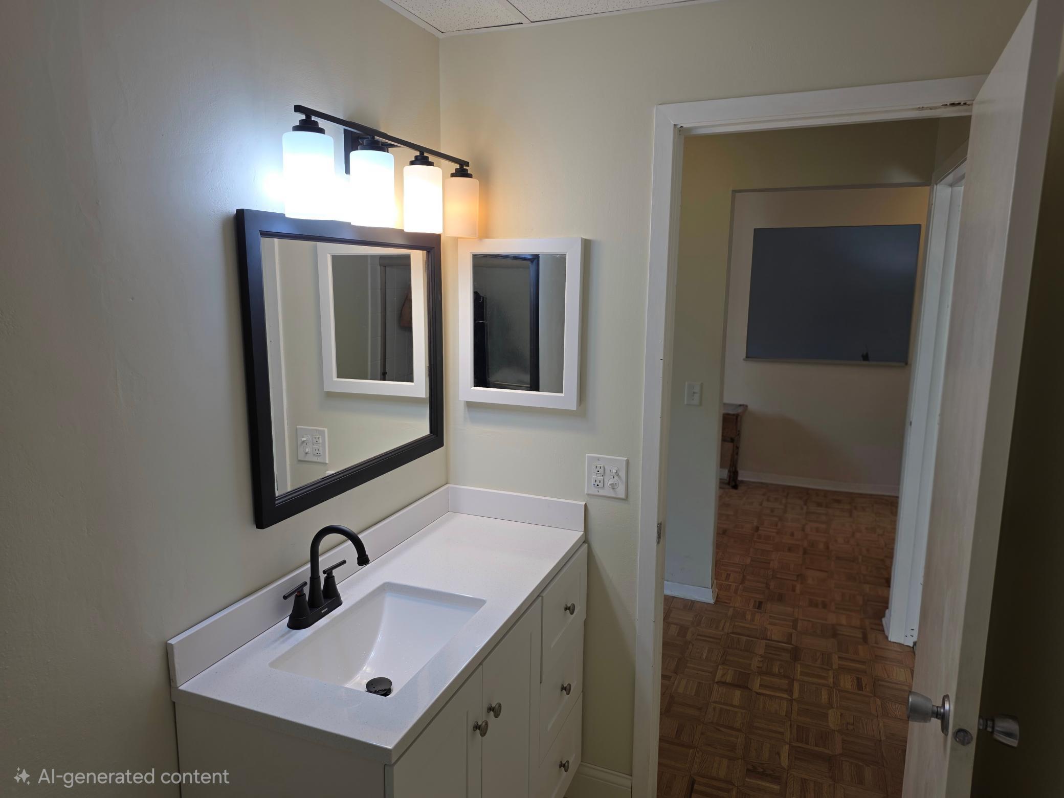 Full bath has several updates!