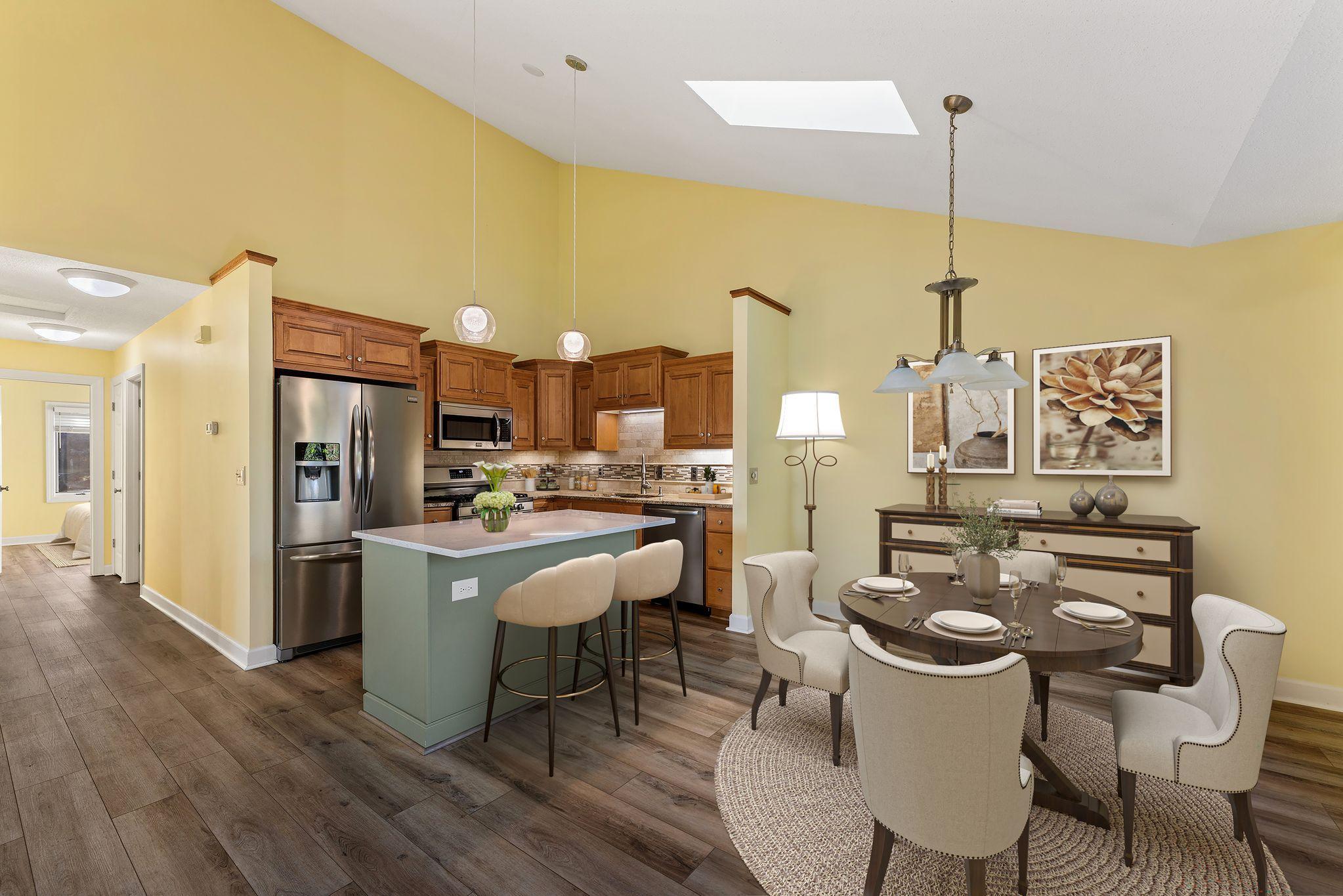 Kitchen/Dining Room Virtual Staged