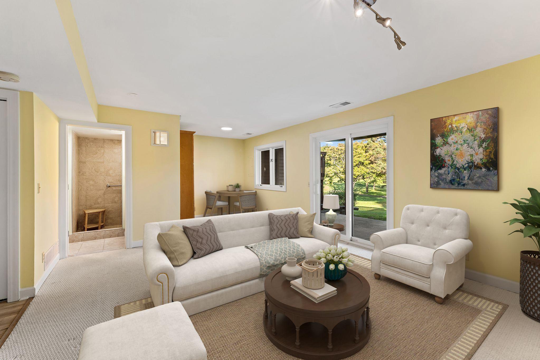 Family Room Virtual Staged