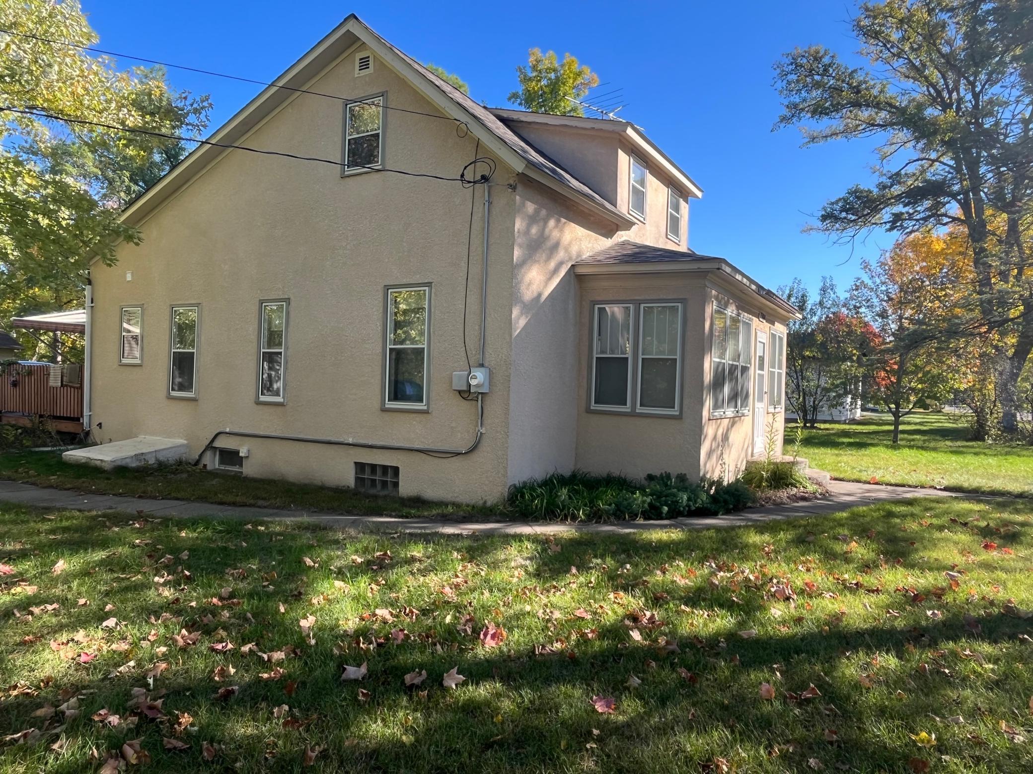 West side of house