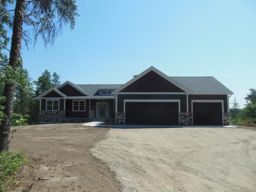 FRONT. All photos are of the home built at another location