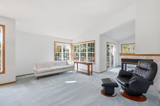 Formal living area has great natural sunlight from the south and west.