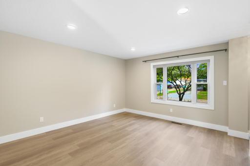 The home's living room is 13' x 13' in size.