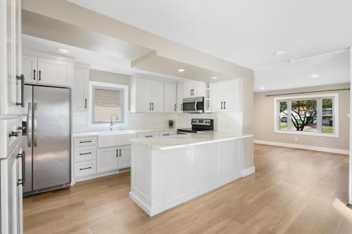 The kitchen is a large in size at 14' x 8'.