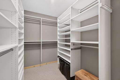 Be wowed by the primary suite walk-in closet!