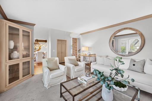 Interior decor is fresh and updated throughout the home.