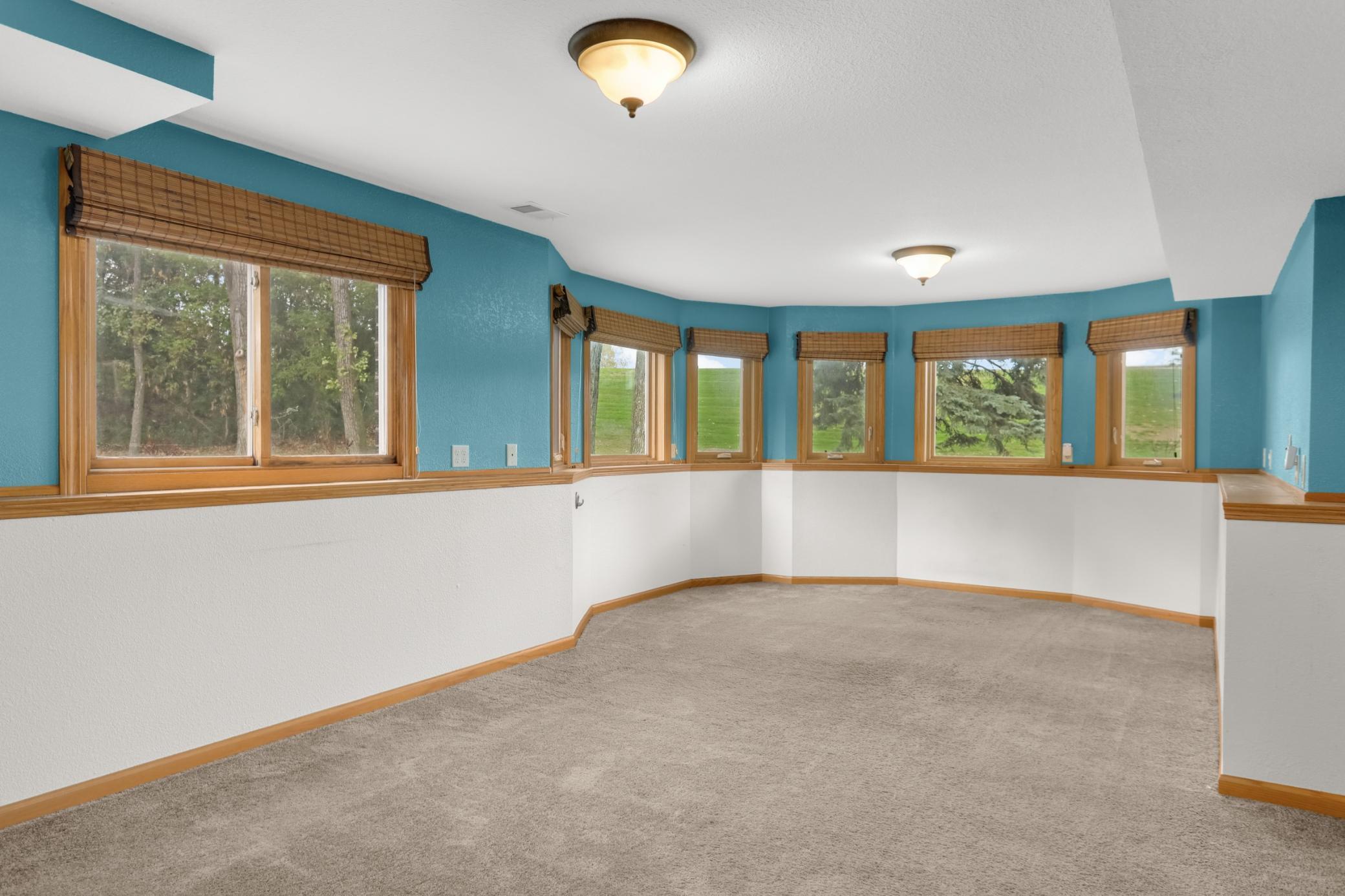 Lowest level third bedroom area