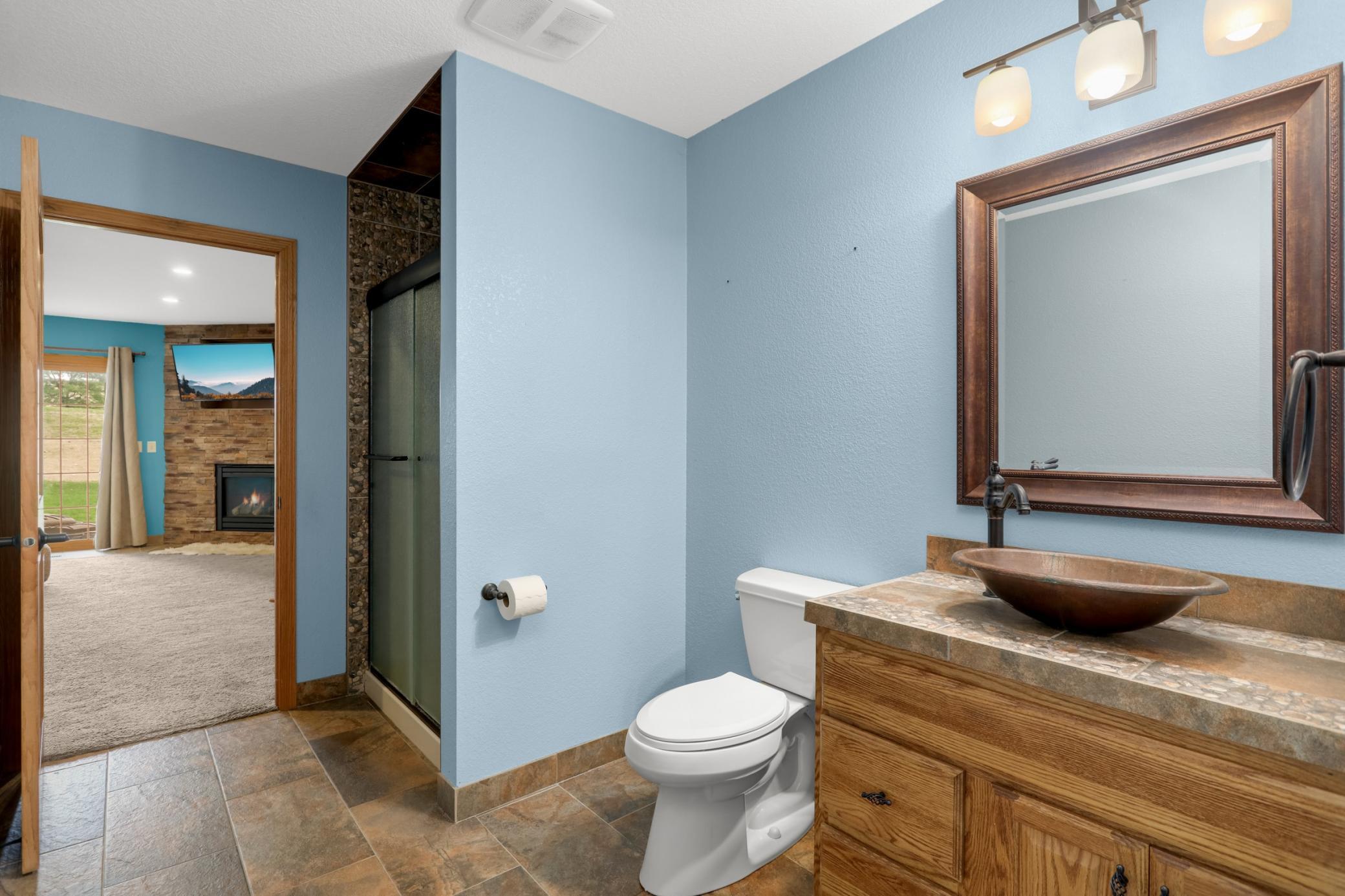 Lower bathroom