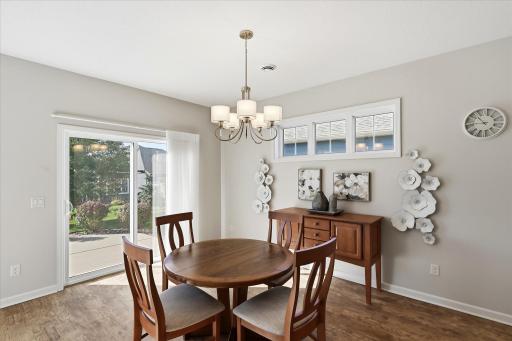 Enjoy memorable meals and conversations in this welcoming dining space!
