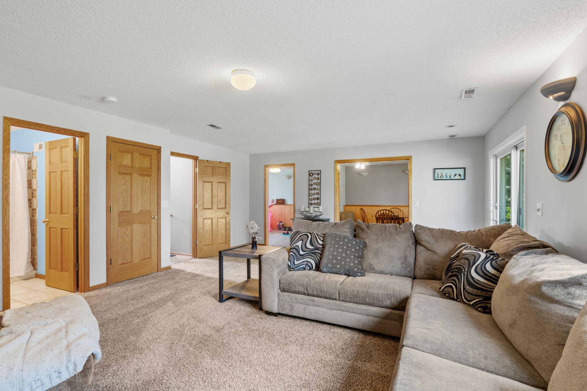 Walk-out family Room