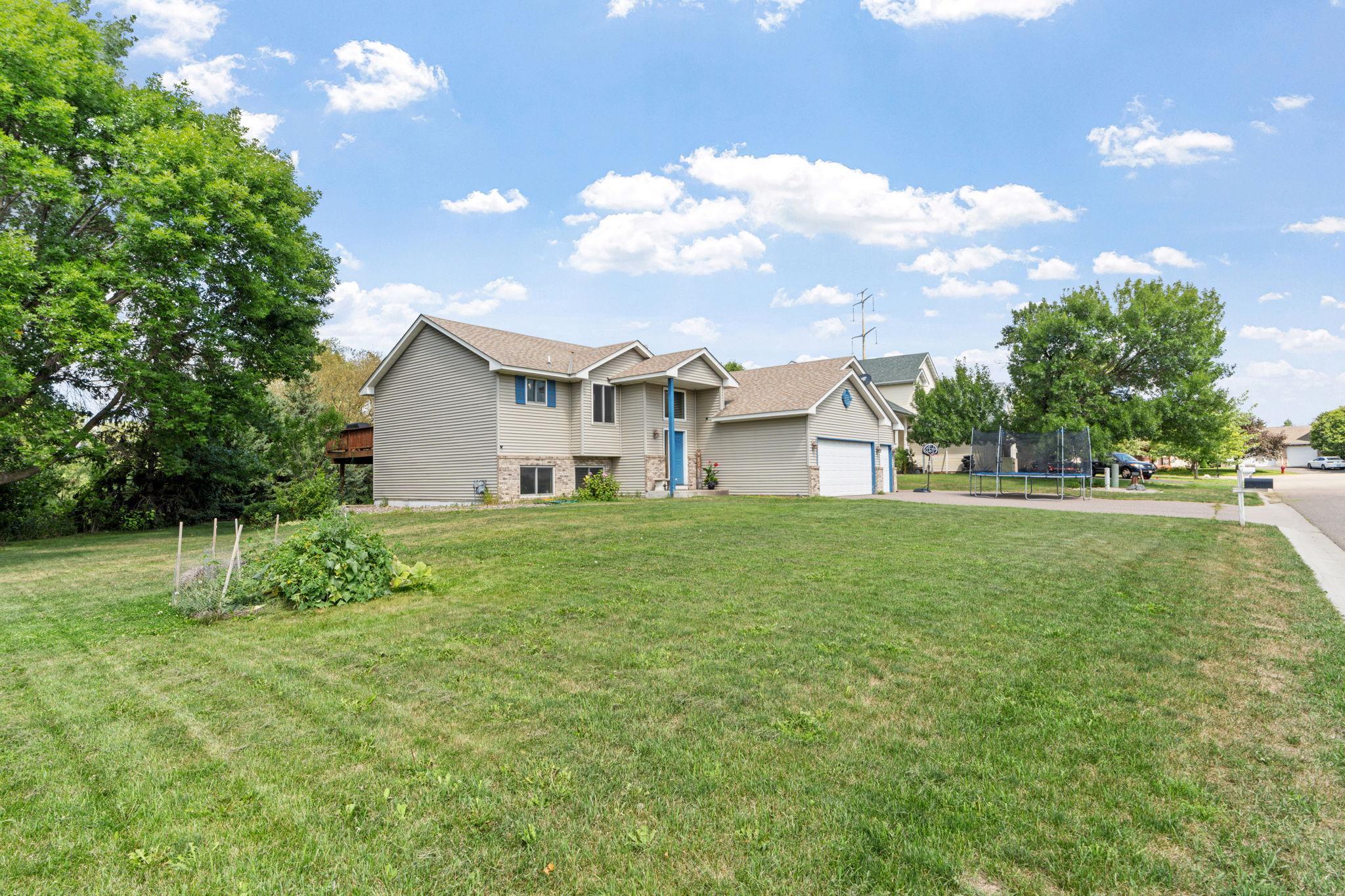 Spacious yard