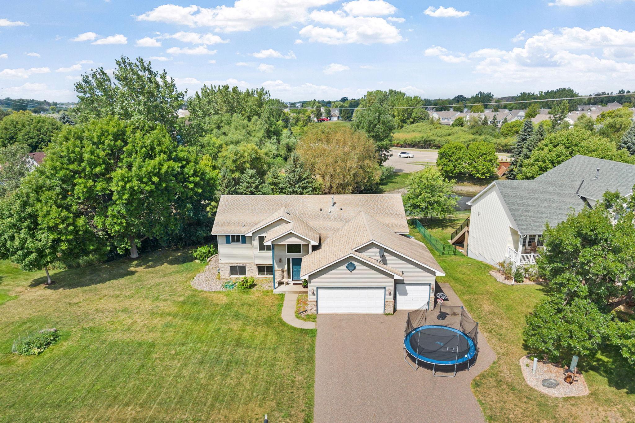 Large yard