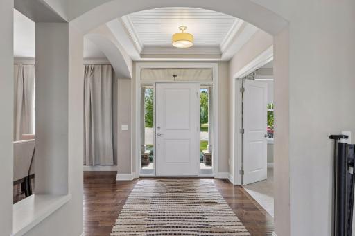 Foyer. Formal dining to the right, office to the left
