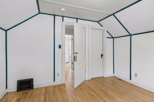 Upper Level Bedroom 1 with walk-in closet.