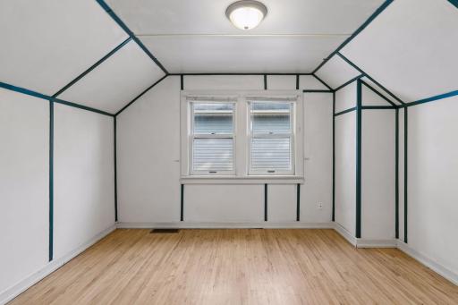 Upper Level Bedroom 1 with walk-in closet.