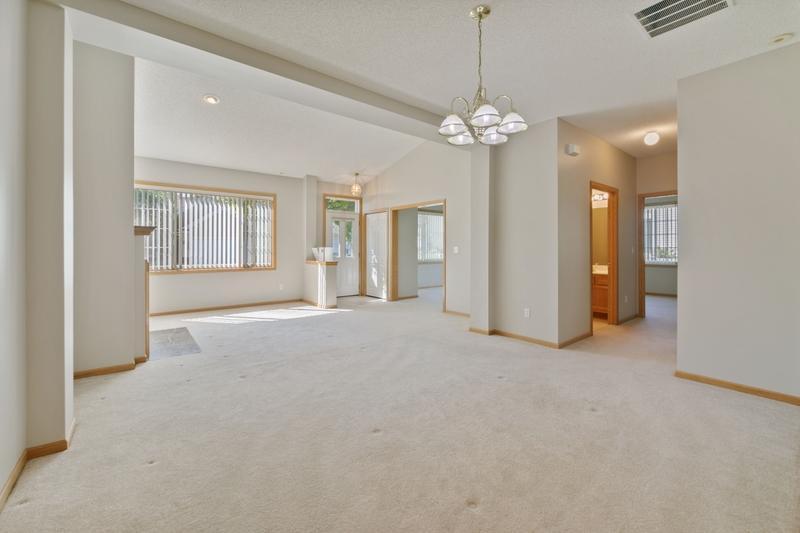 This gives you an idea of how open the floor plan is. The entire home was painted a nice light beige, ready to move in!