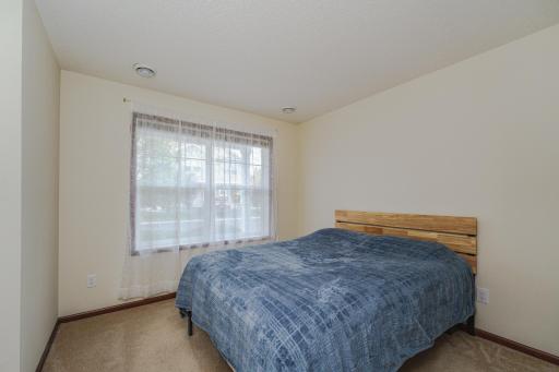 The lower level bedroom receives southern sunlight as well.