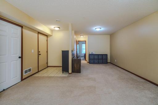 Downstairs youâll find a large family room, bedroom and FULL bathroom.