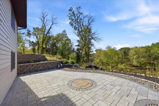 Outdoor living space extends your entertaining options.