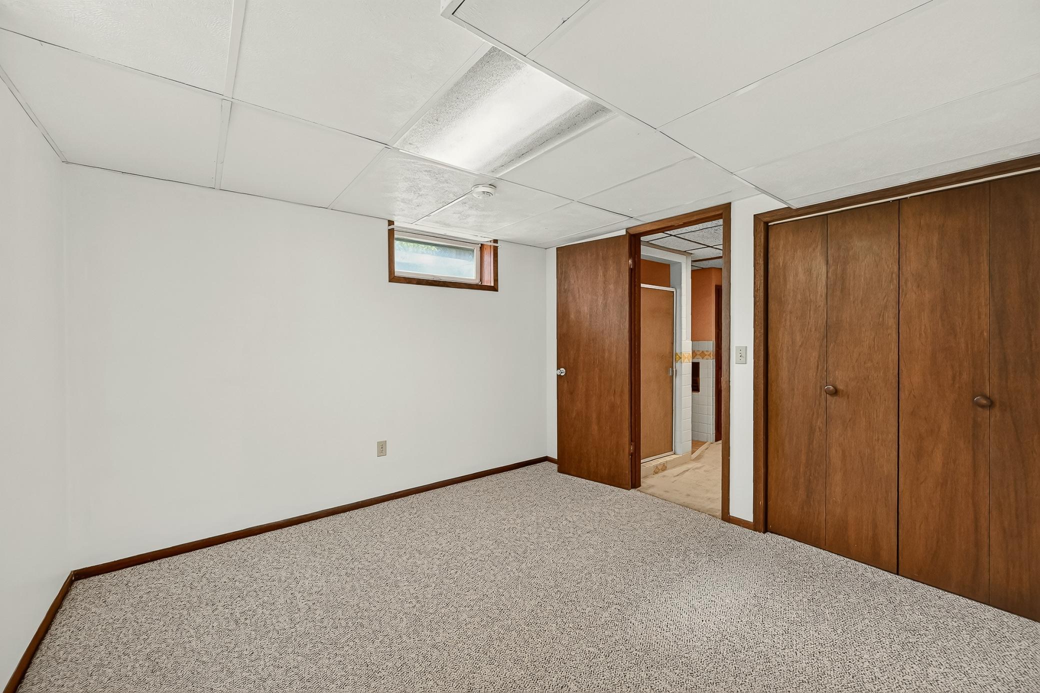 The bonus room offers great potential for a third bedroom with the addition of an egress window.