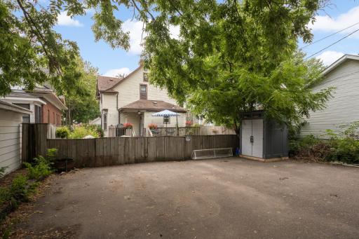 Enjoy a new shed and plenty of parking for at least three vehicles and toys.