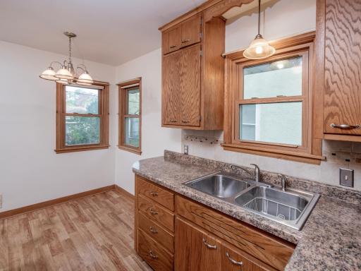 Kitchen with Stainless Sink and Garbage Disposal