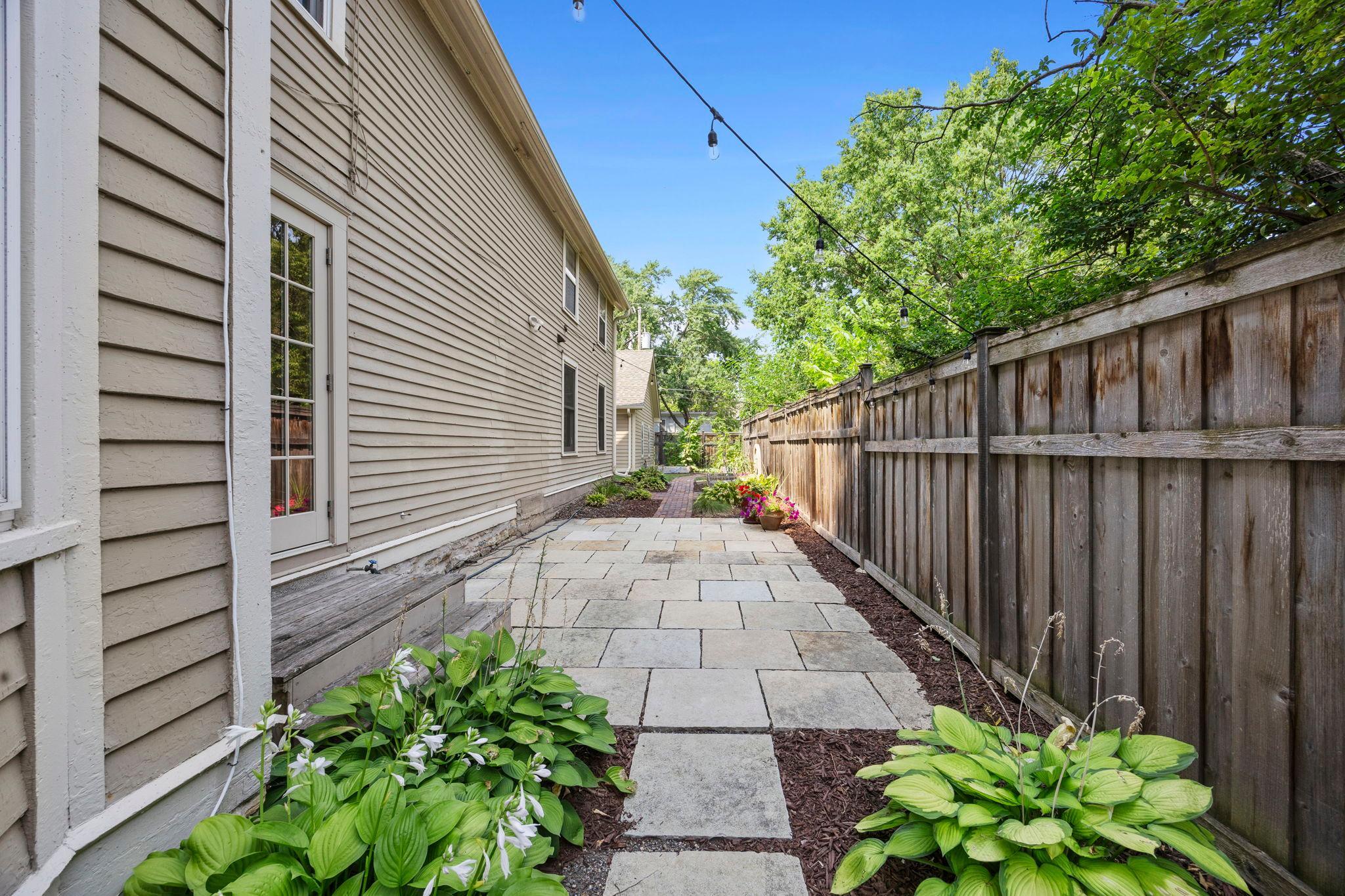 Another view from the side patio.