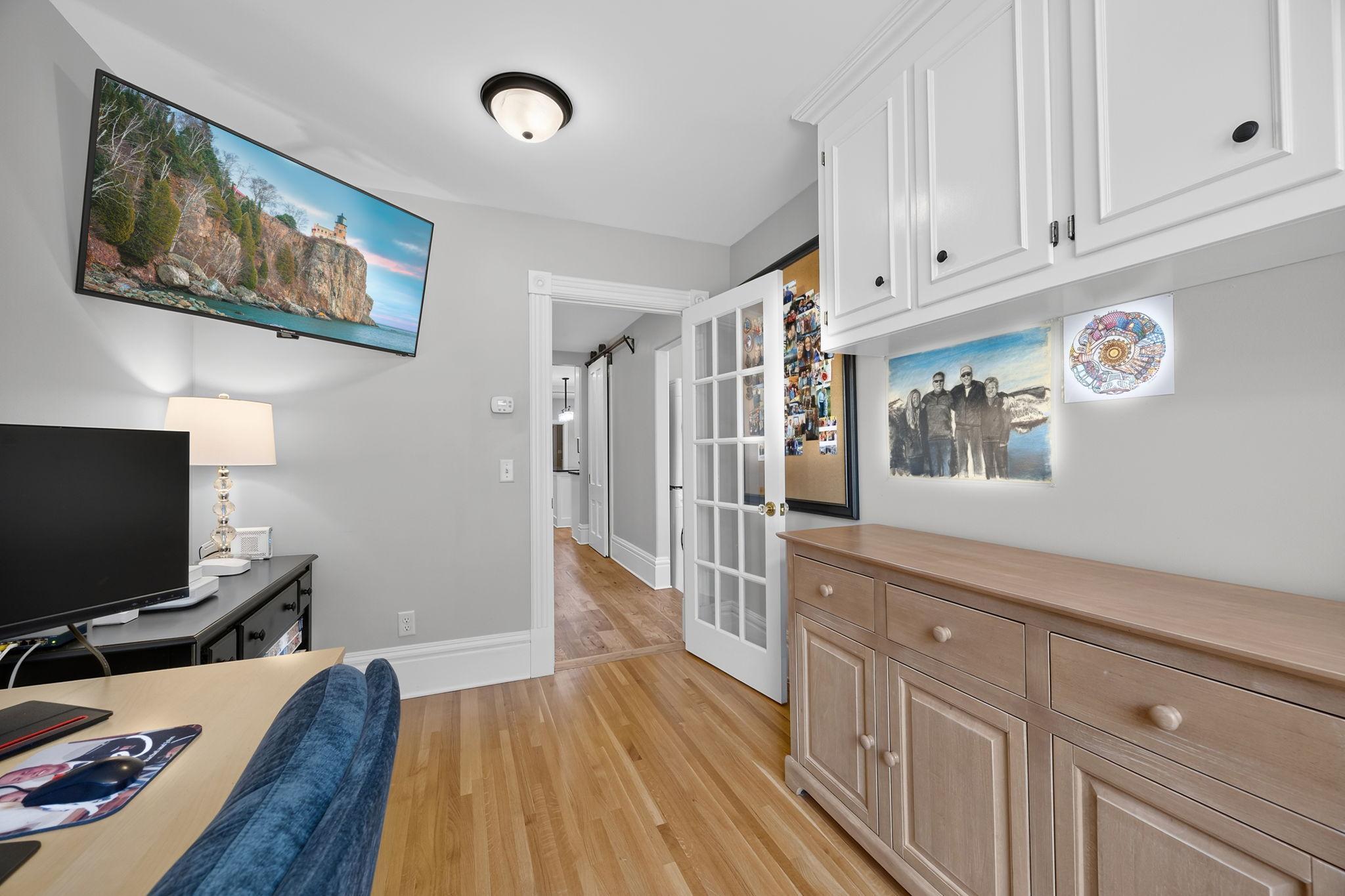 Another angle of the main floor office.