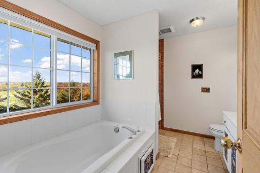 Imagine soaking away the day's stress while taking in the beautiful views of the trees and open countryside.