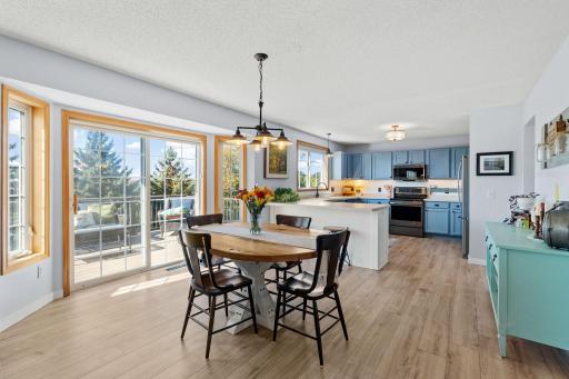 Imagine enjoying dinner with a view, then stepping outside onto the deck to unwind after a long day.