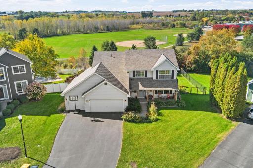 Enjoy the charm of cul-de-sac living with baseball fields, open green space, and a school just beyond the backyard.