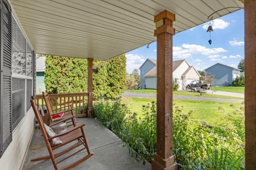 Picture yourself enjoying a morning coffee on the covered front porch before starting your day.