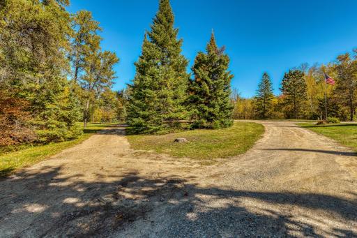 You will enjoy the ease of this circle driveway