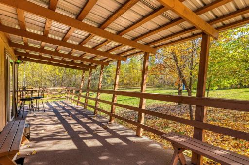 Don't you just love this covered country porch?