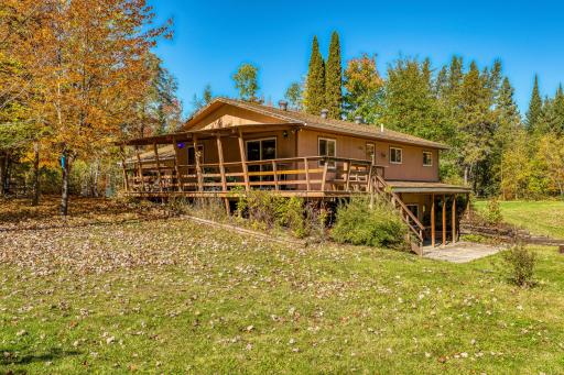 You will enjoy the wrap around covered deck