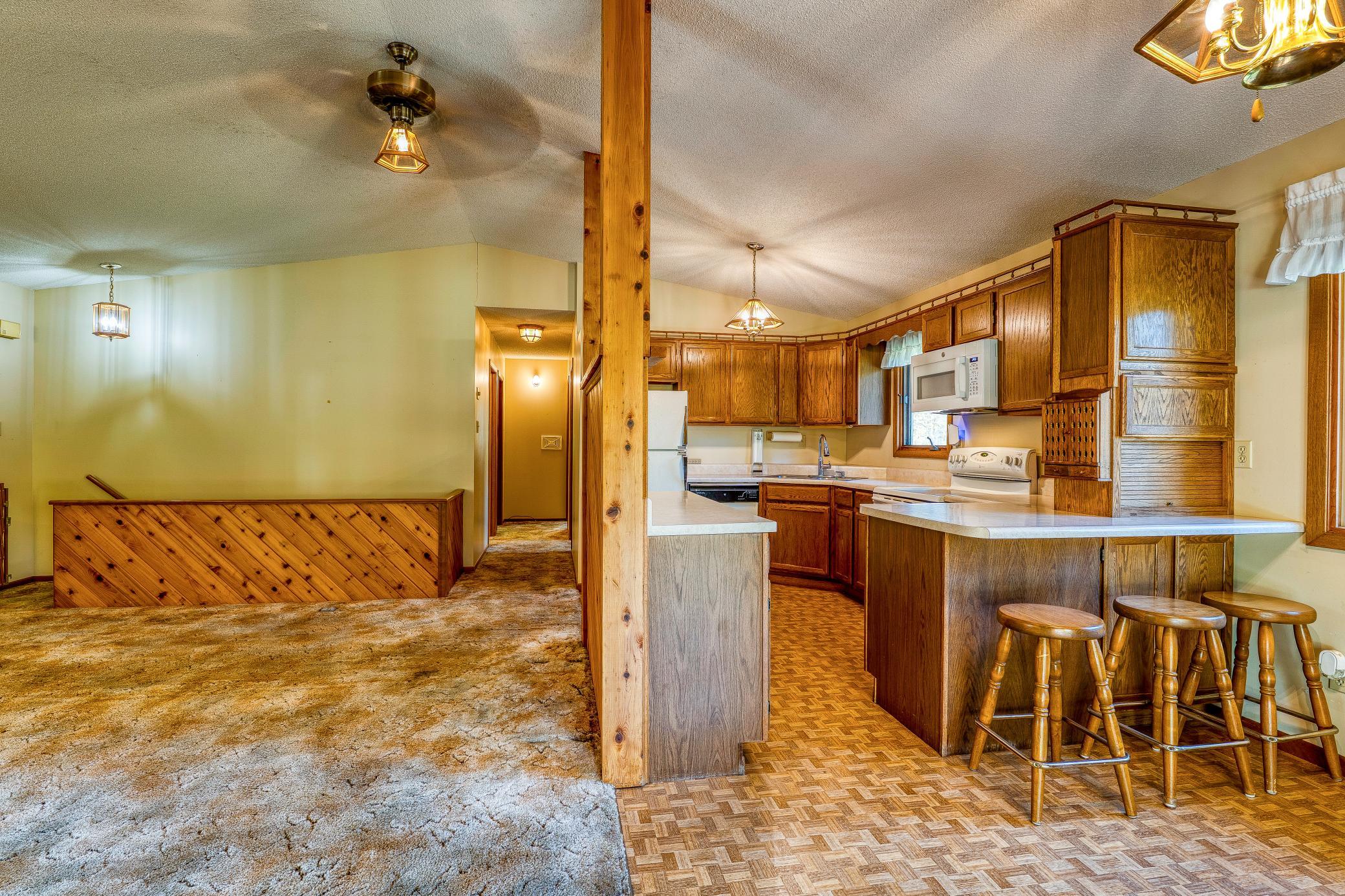 Dining Room to the Living Room