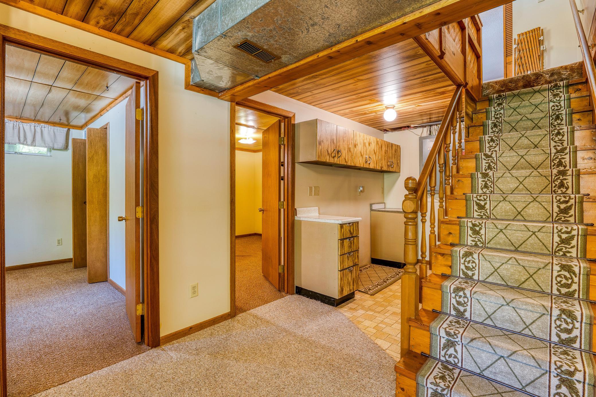 Stairway to lower level