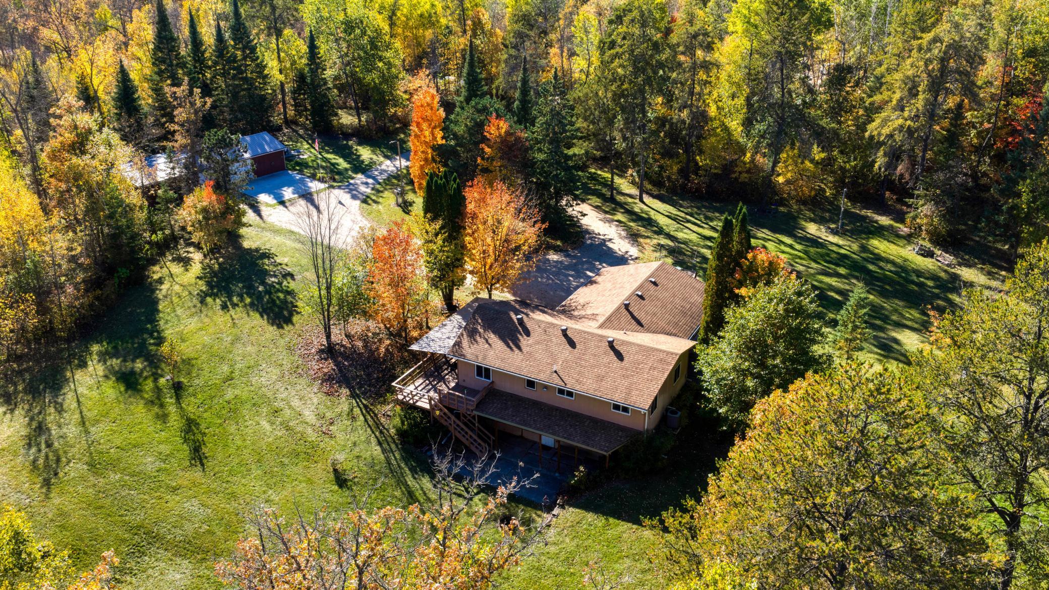 Nestled amongst many mature trees offers privacy