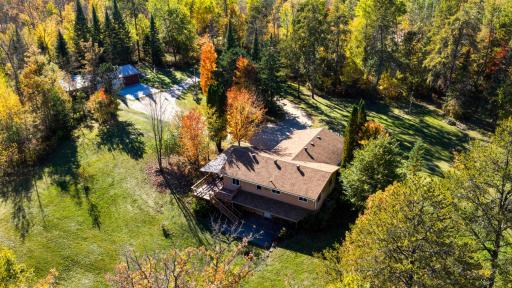 Nestled amongst many mature trees offers privacy